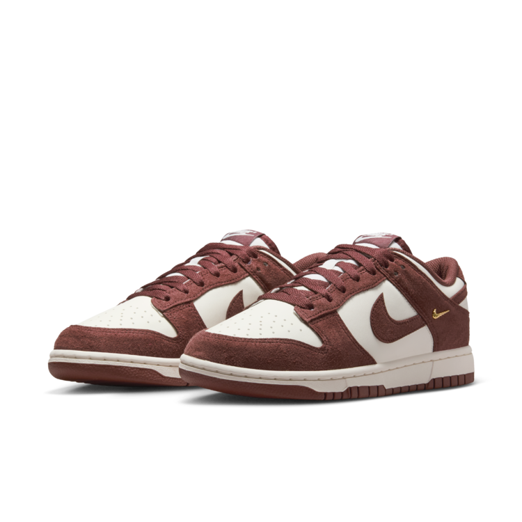 NIKE/耐克正品女鞋 DUNK LOW 枣红色百搭舒适运动板鞋-IB4417-104