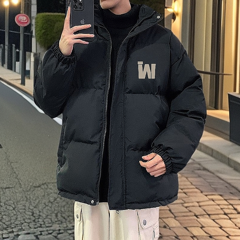 特大码300斤潮流男生棉服冬外套棉衣休闲百搭棉袄宽松面包服保暖