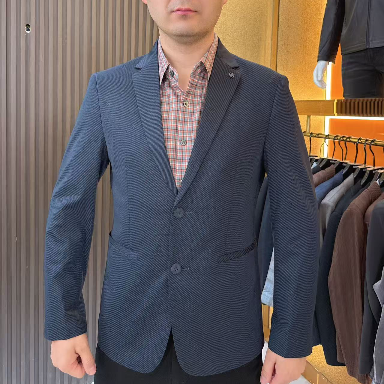 3678男士春秋休闲西服商务秋冬上衣
