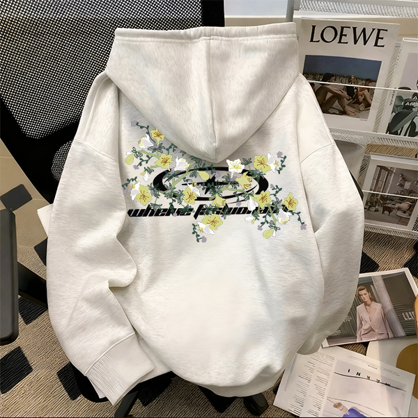 重磅500克纯棉连帽卫衣舒适小众青春上衣高街学生潮流设计感休闲