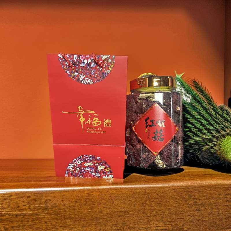 紫面蓝底三明红菇大标菇菌类干货