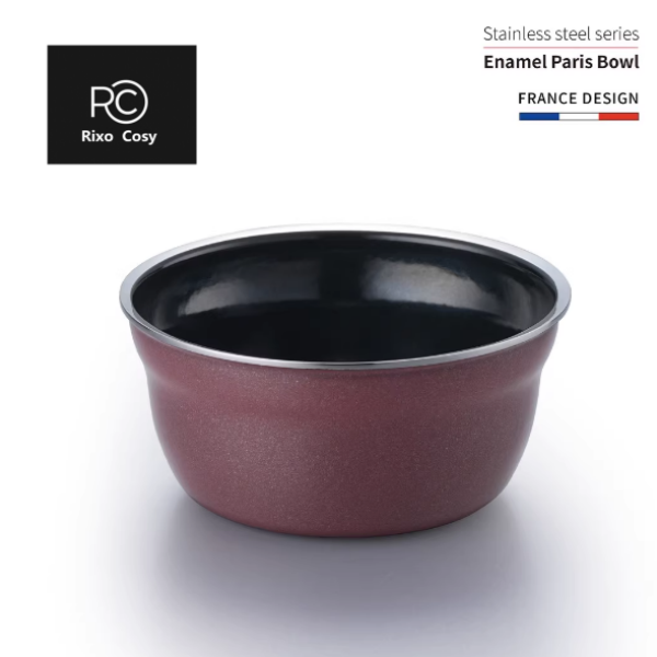 Rixo cosy防摔自然风釉高端珐琅12CM法国巴黎碗正品