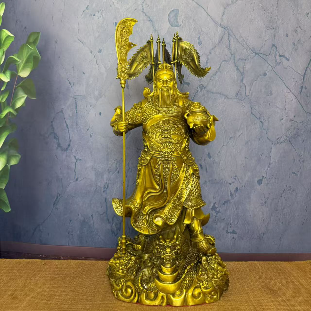 托宝关公适合家居佛堂办公室开业招财