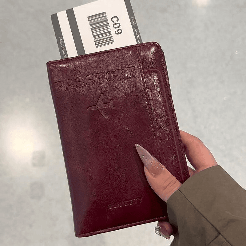 新款RFID防盗机票护照收纳多功能保护套证件出国旅行卡包钱包票夹