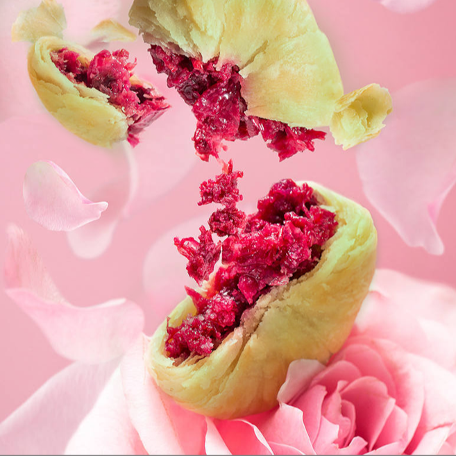云南特产-玫瑰鲜花饼