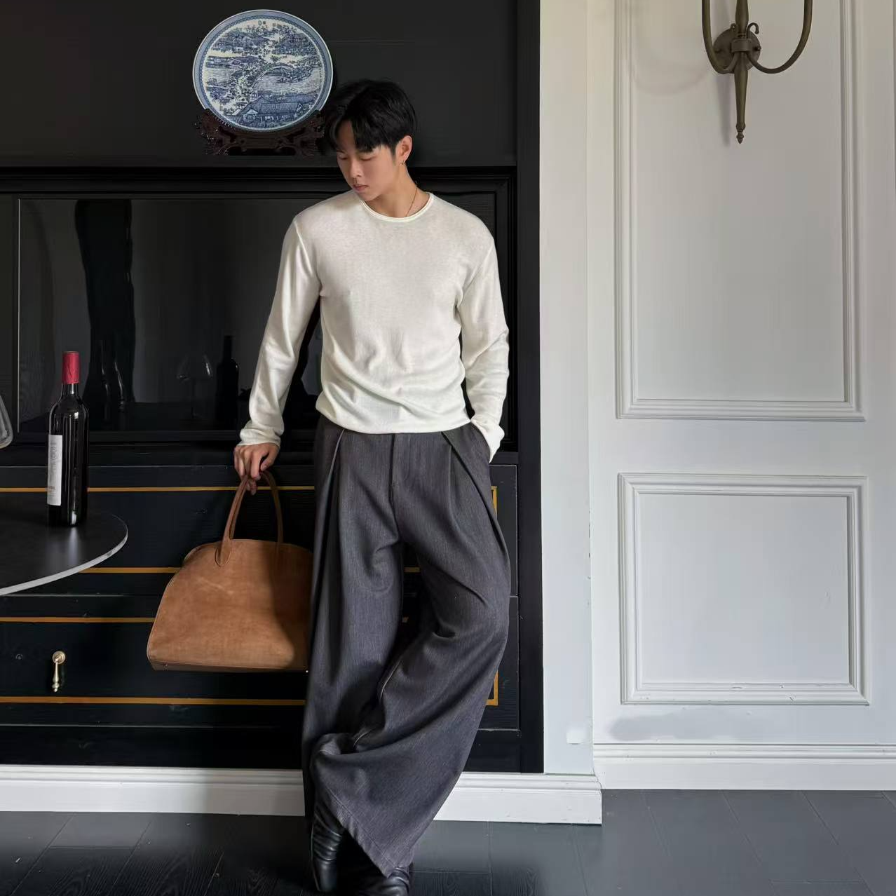 FS 25A/W【贵气老钱羊毛打底】秋冬百搭老钱舒适亲肤打底长袖T