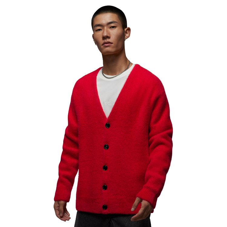 Nike/耐克官方正品 Air Jordan 男子秋款潮红休闲毛衣IH0613-657