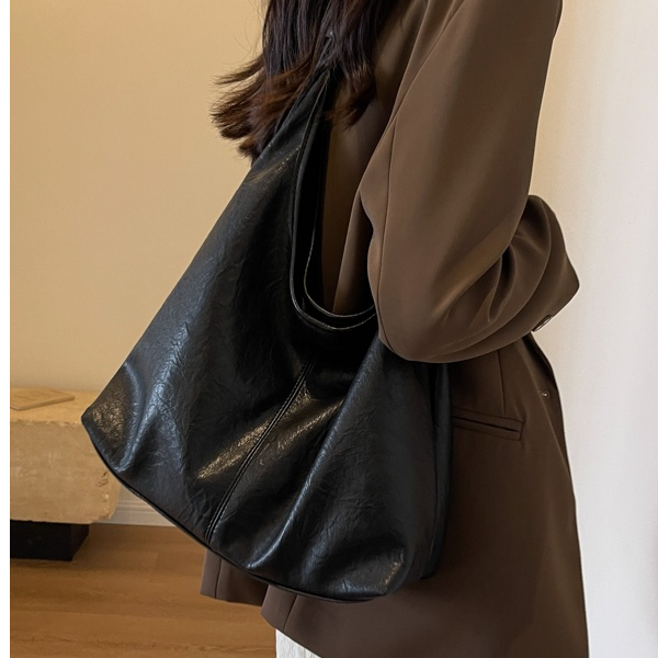 PARACVTOU/帕卡图复古通勤大容量单肩包大容量休闲百搭时尚斜挎包