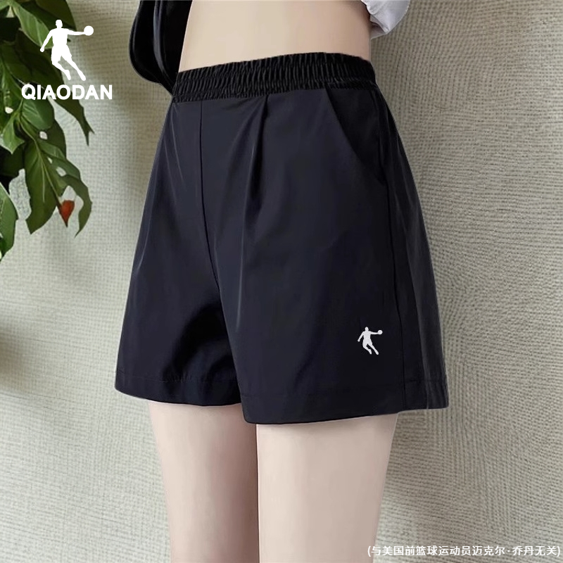 中国乔丹速干短裤女宽松透气显瘦健身运动裤跑步夏季薄款女款瑜伽