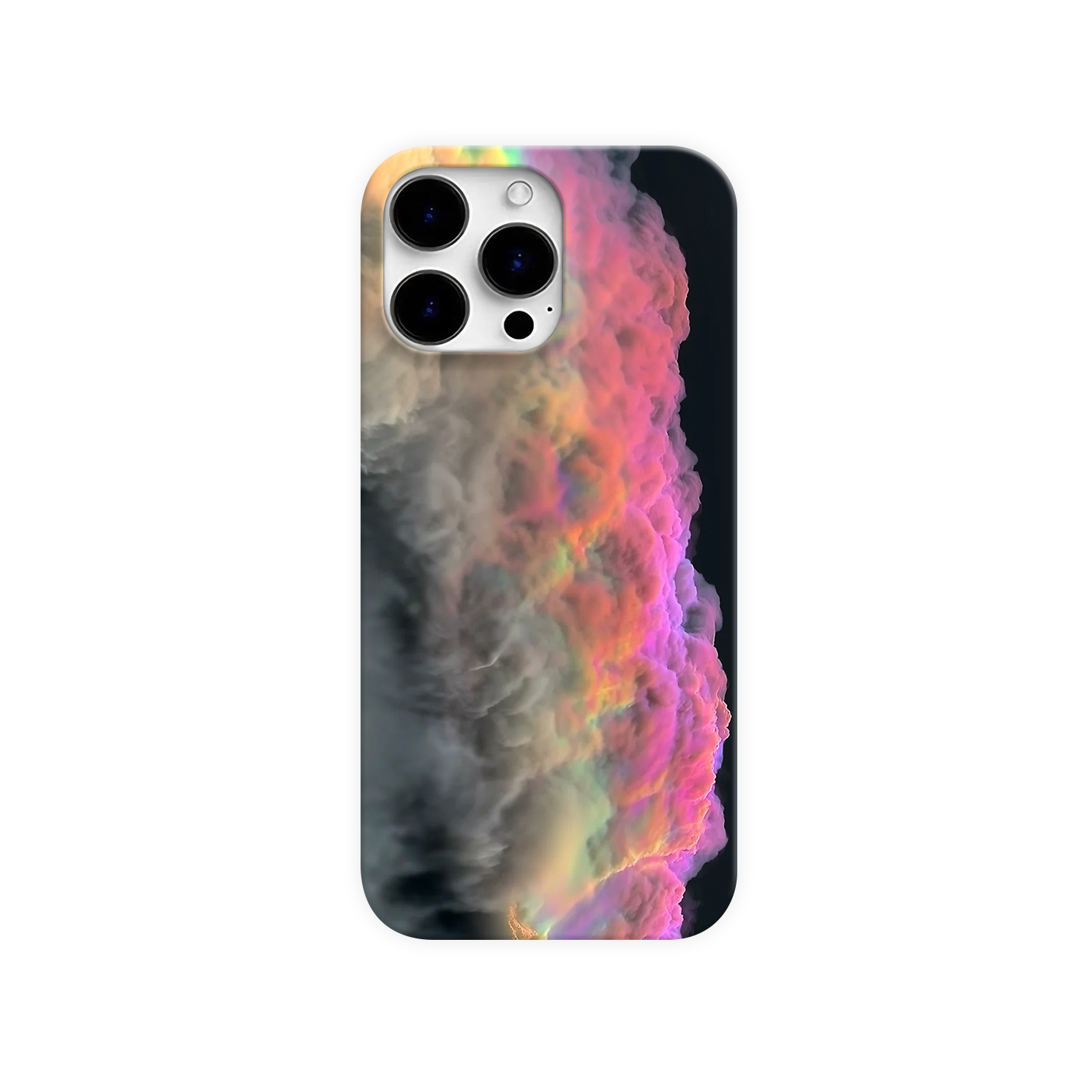 七彩祥云手机壳适用于苹果16promax华为mate荣耀vivo小米oppo一加