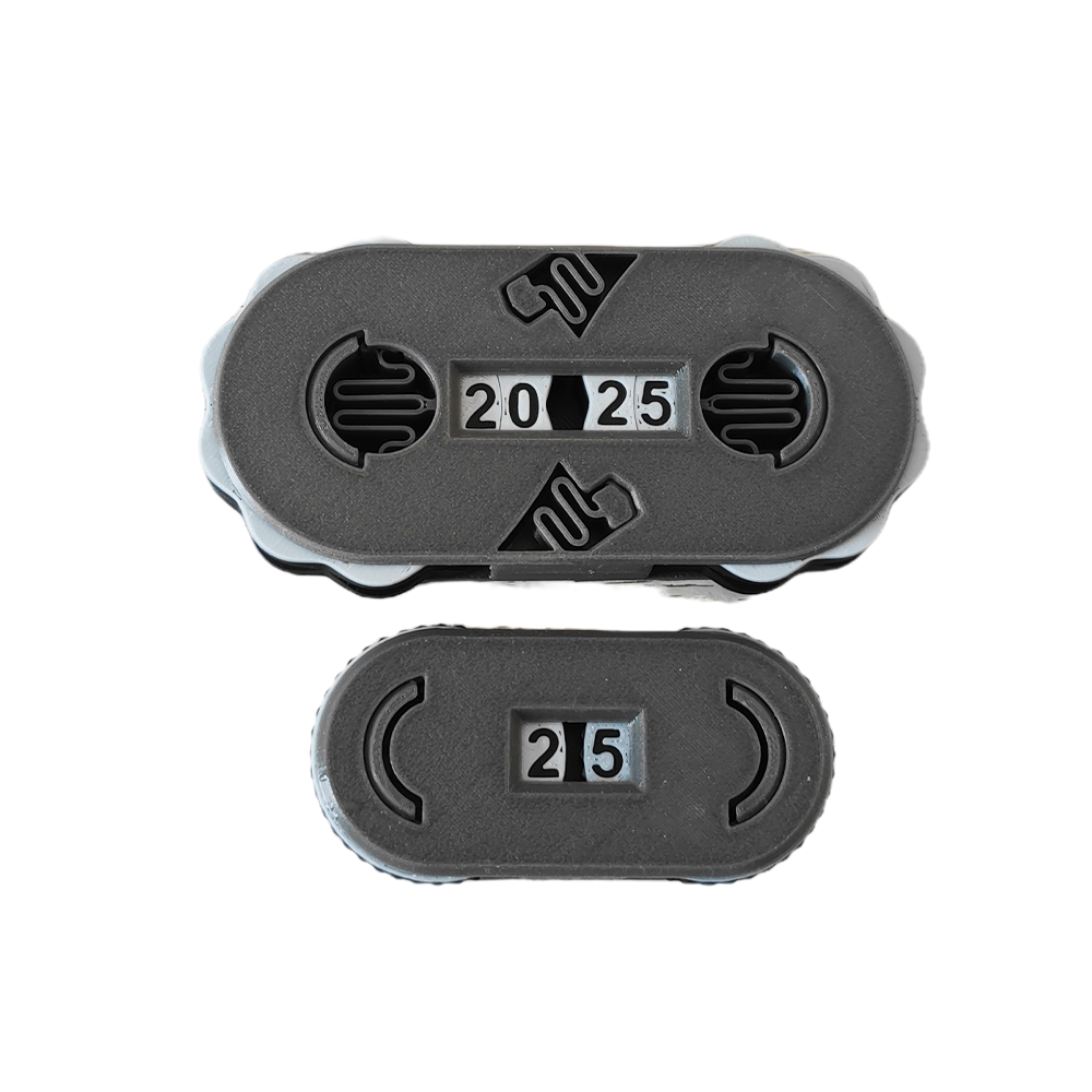 3D打印2位和4位滚轮桌游生命计数器记点器血量手动台球篮球计分器