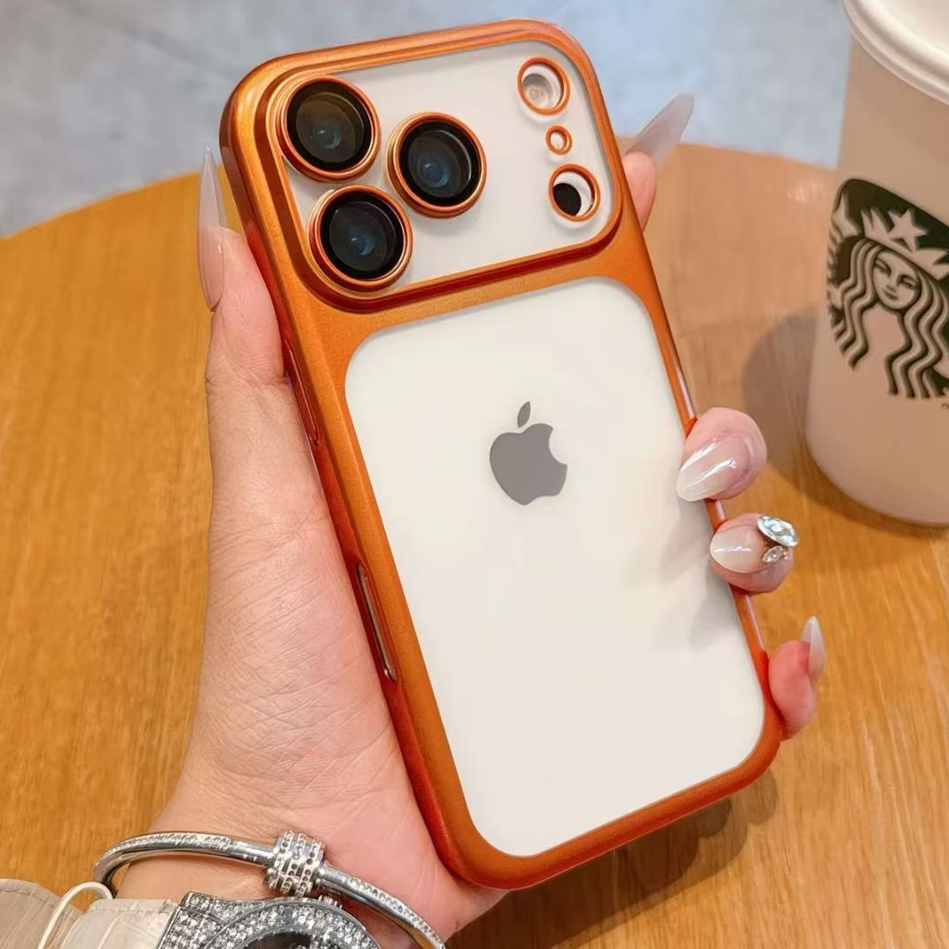 适用苹果17手机壳Air电镀磨砂半透明iPhone17Promax镜头全包保护