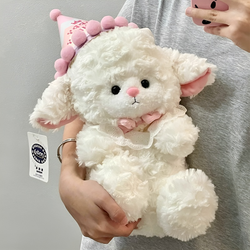 可爱小羊玩偶公仔毛绒玩具女陪睡觉床上抱枕布娃娃生日礼物女生gh