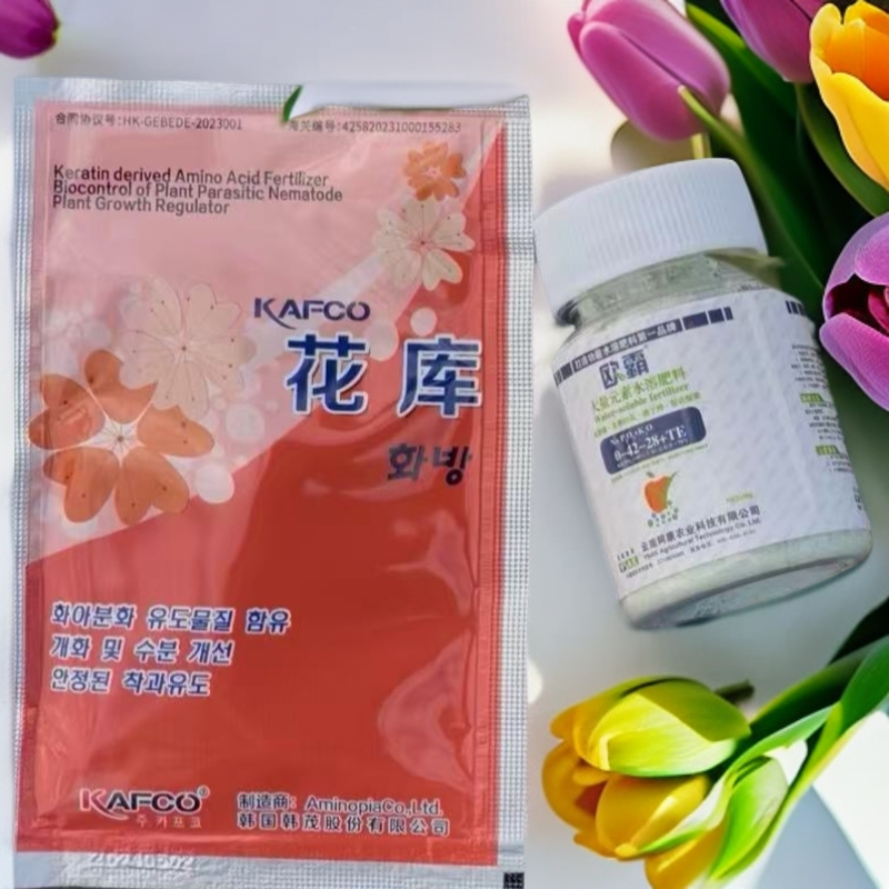 原版欧霸花库组合促进花芽分化保花保果叶面喷施