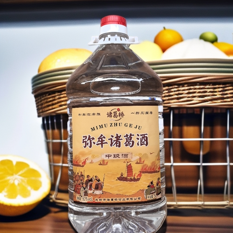 弥牟诸葛纯粮酿造原浆5L大桶酒60度白酒适合泡药酒60度5