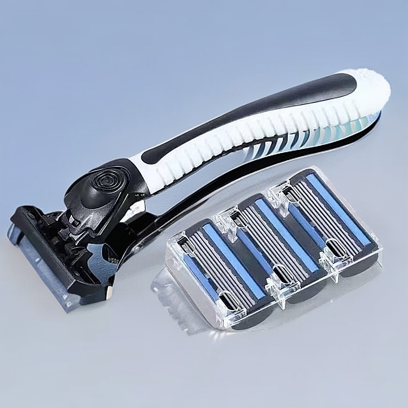 【新店开业】6层刀片新款进口剃须刀老式手动胡子刀男士6层刀剃须刀