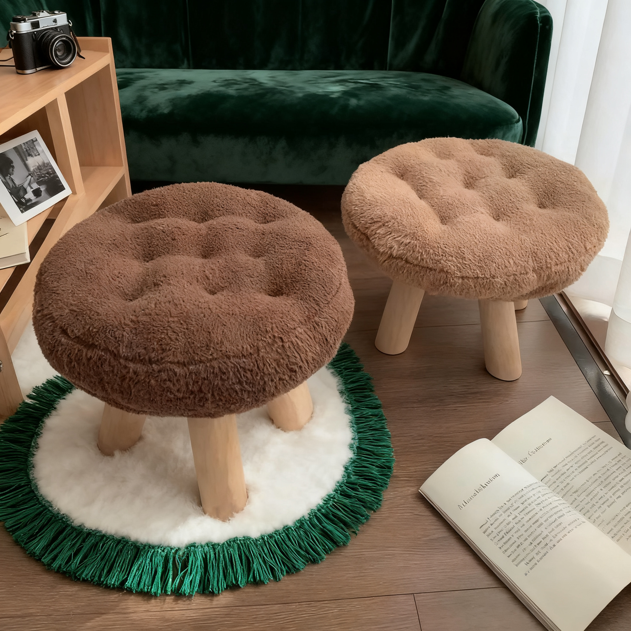 小小矮凳子矮小矮凳子超矮出租房椅子少女心卧室儿童换鞋家用板凳