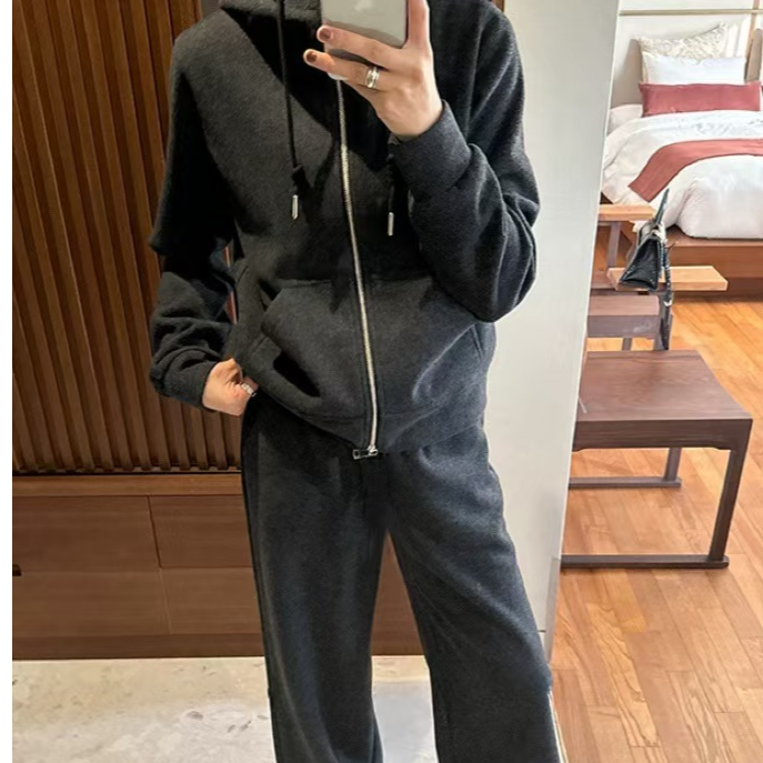 NE2025时尚松弛感懒人休闲绵羊毛套装2186Q