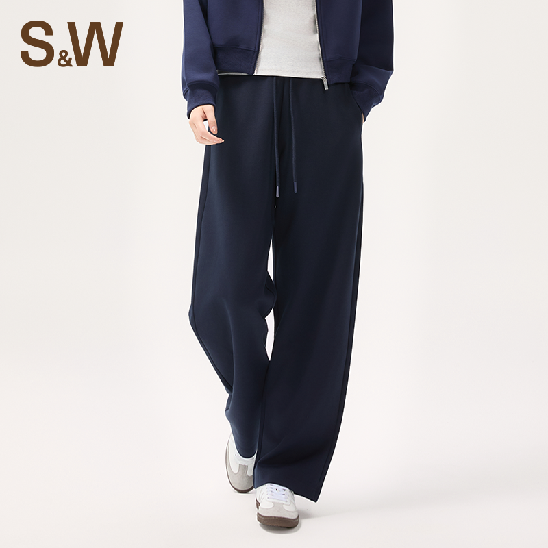 【双12】SW速惟秋季新款香蕉裤松紧高腰休闲松弛感直筒裤6409