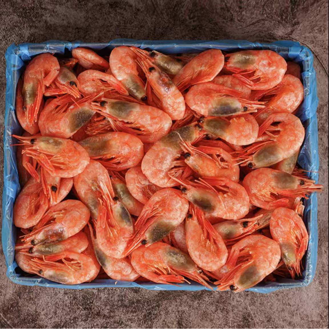 海藻头冷冻北极甜虾 150-180只左右 1.5kg/盒