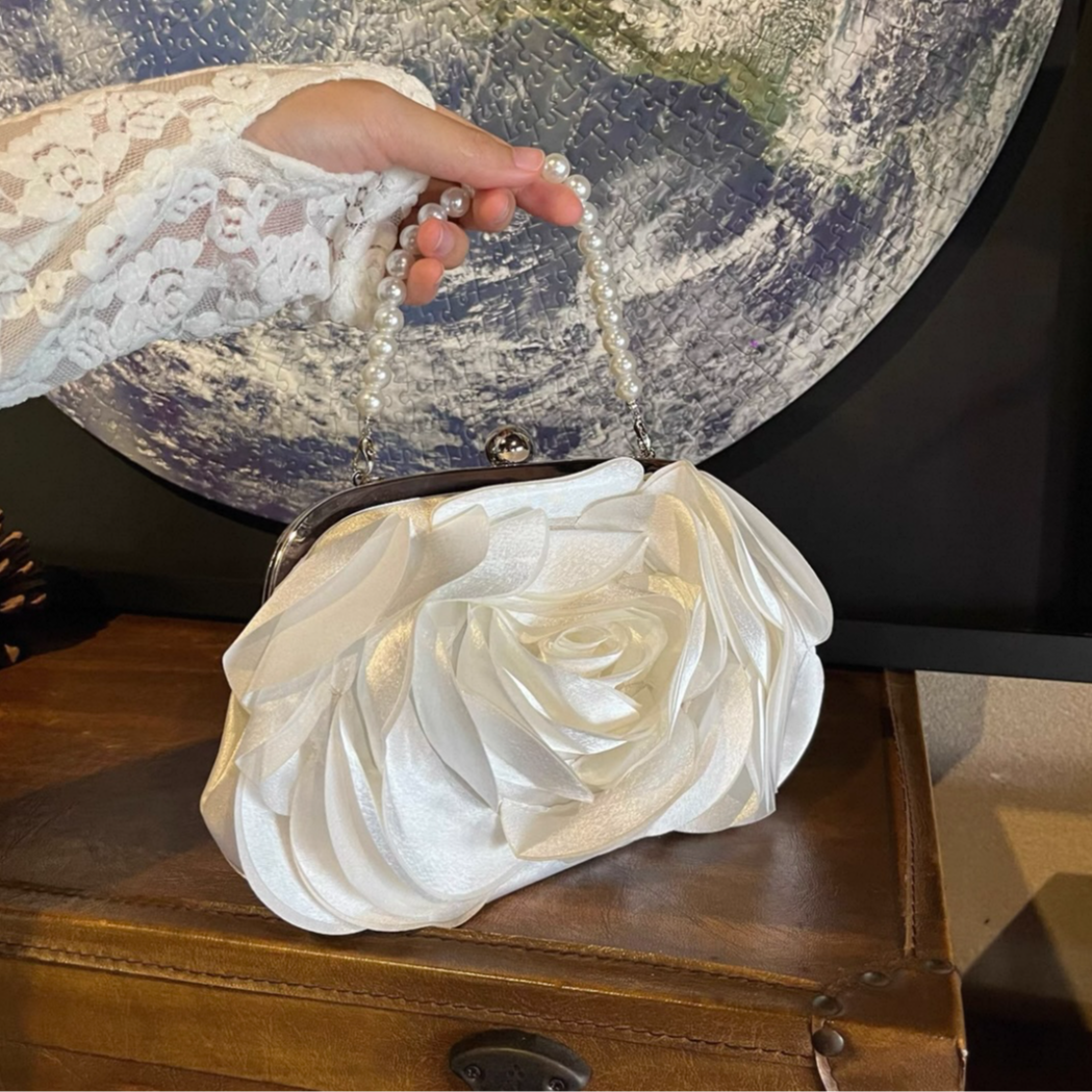 瑶西ins甜美链条款小众法式设计感小圆包褶皱