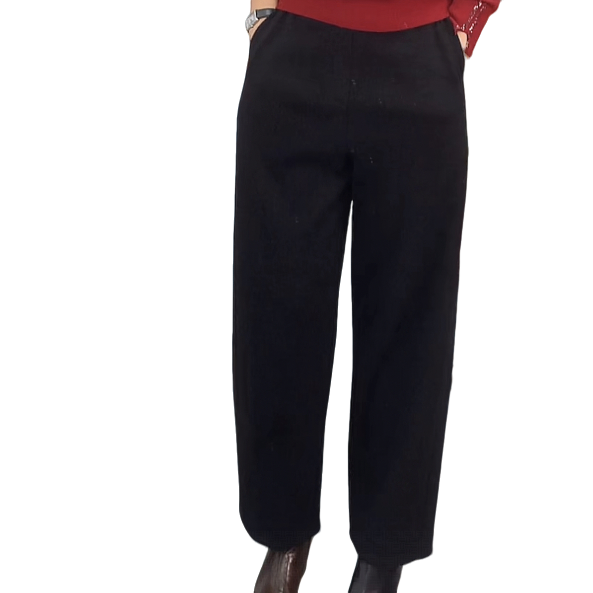 冬季加厚弯刀裤显瘦遮肉休闲显高女裤3535