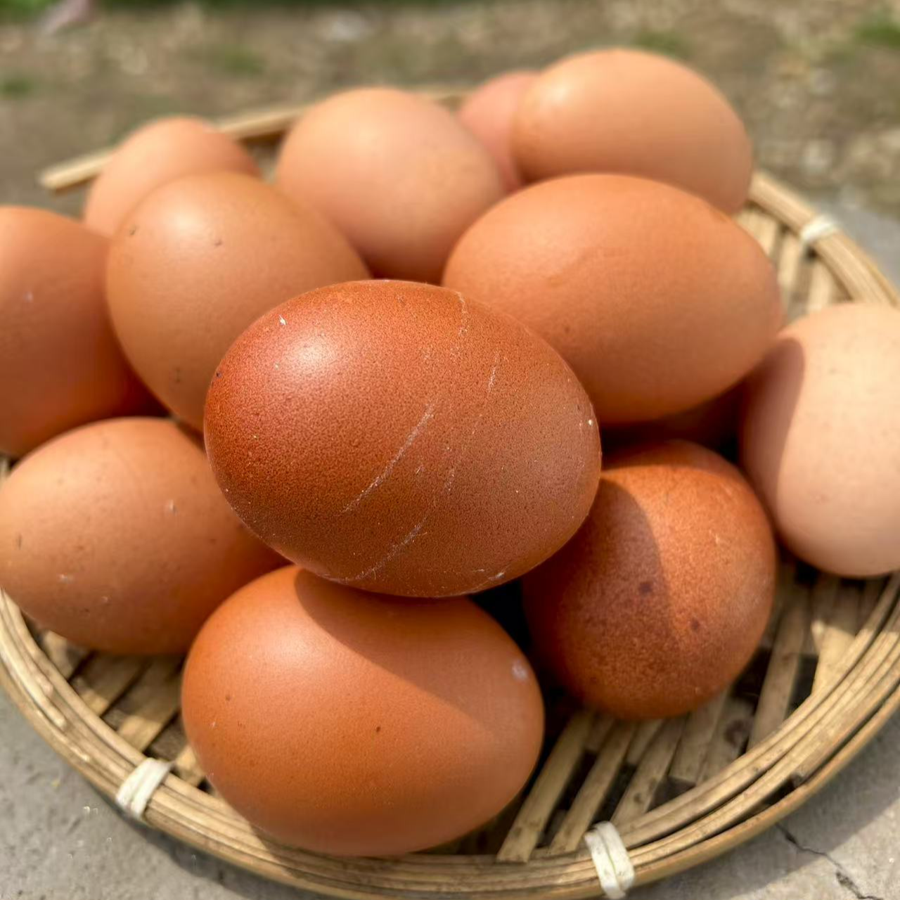 冷藏储存【30枚】农家散养土鸡蛋/大小混发/京东包邮