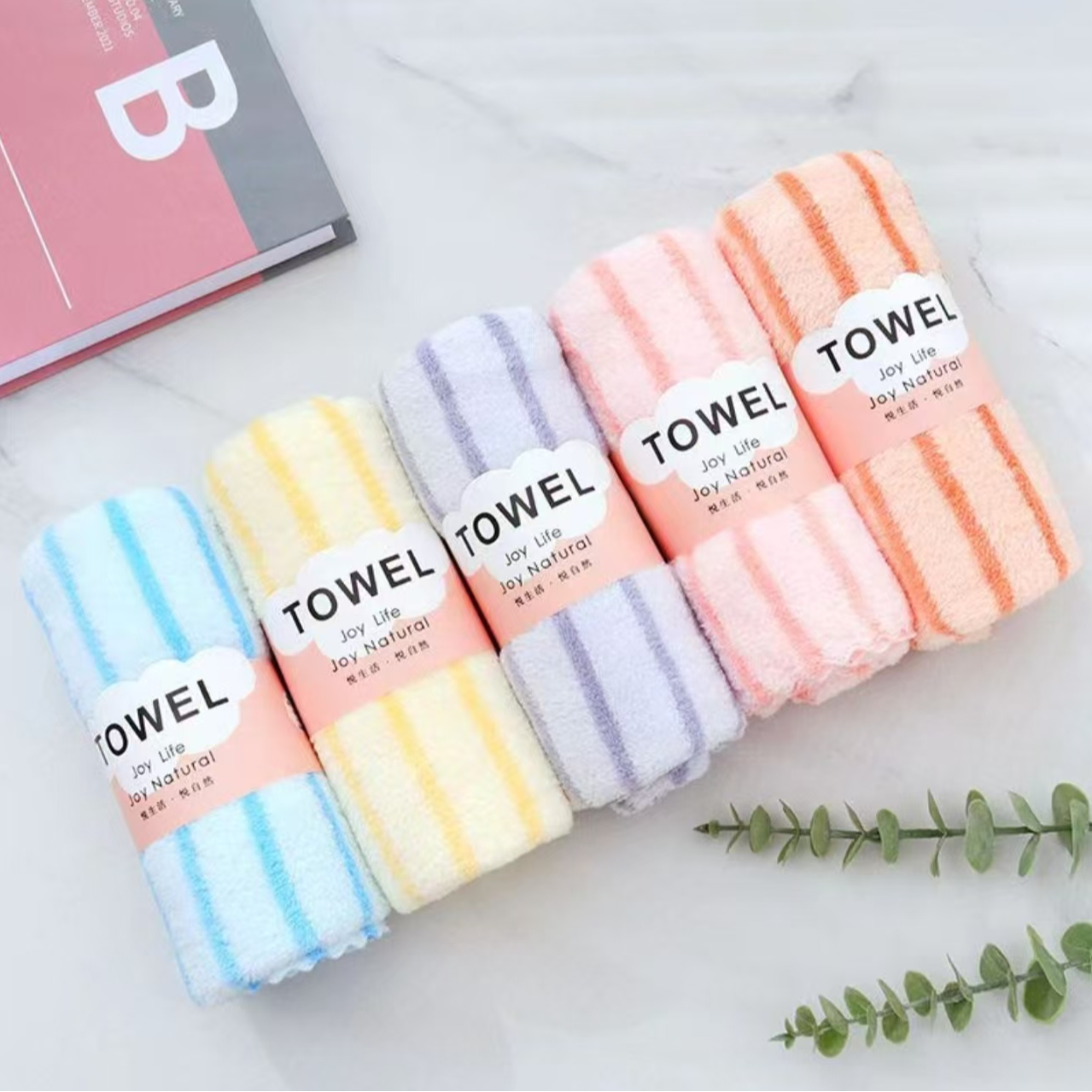 【6,99/5条】花边珊瑚绒洗脸毛巾柔软亲肤吸水速干情侣成人家用可爱