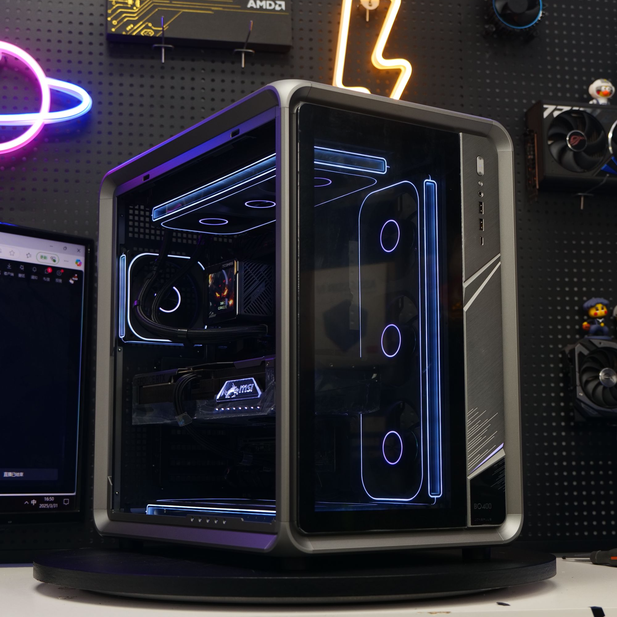 【乔思伯BO400】质感超棒的海景房：AMD 9800X3D 游戏神U +5080主机