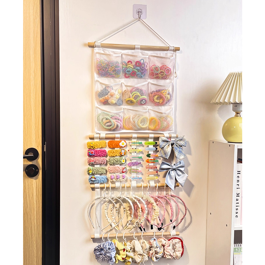 首饰展示架 儿童发饰女收纳神器多功能发圈皮筋头绳发夹发箍挂袋