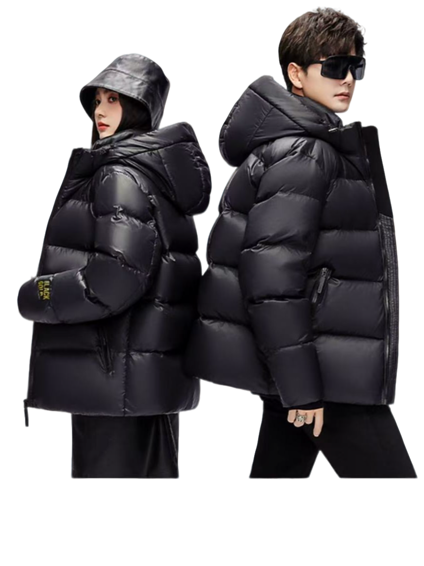 升级版黑金鹅绒羽绒服反季清仓男女同款高端羽绒服传到零下20度