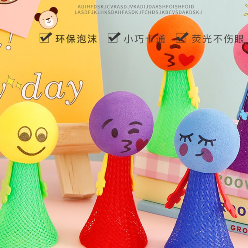 弹跳小人解压跳跳娃娃发光精灵毕业奖品礼品适用14岁以上