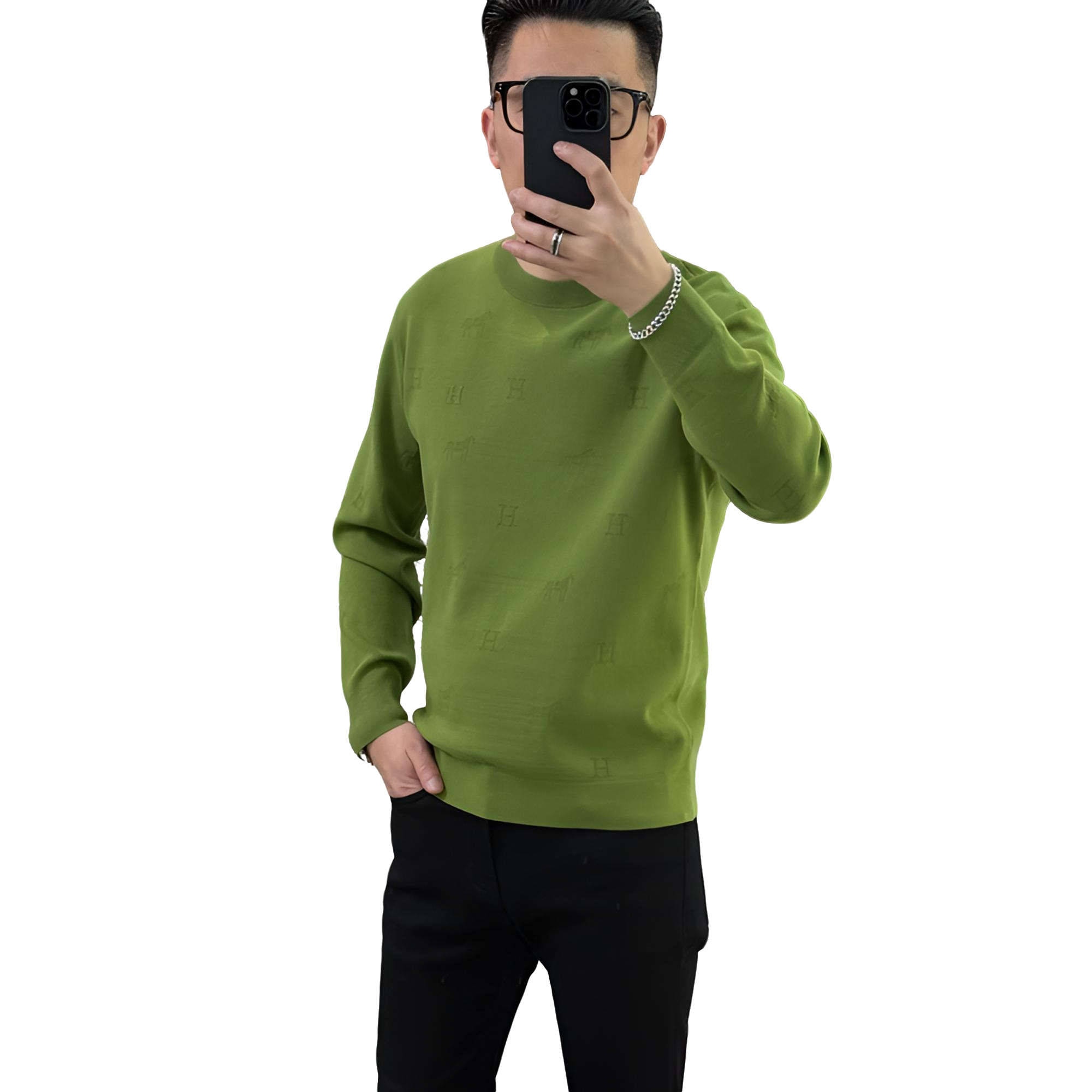 【BVCIGULM】男士欧货针织毛衣 系列#821-1百搭神器提花高级感轻奢