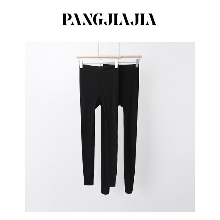 【胖佳佳】天鹅绒打底裤 秋季高腰高弹显瘦外穿连裤袜H625P16833