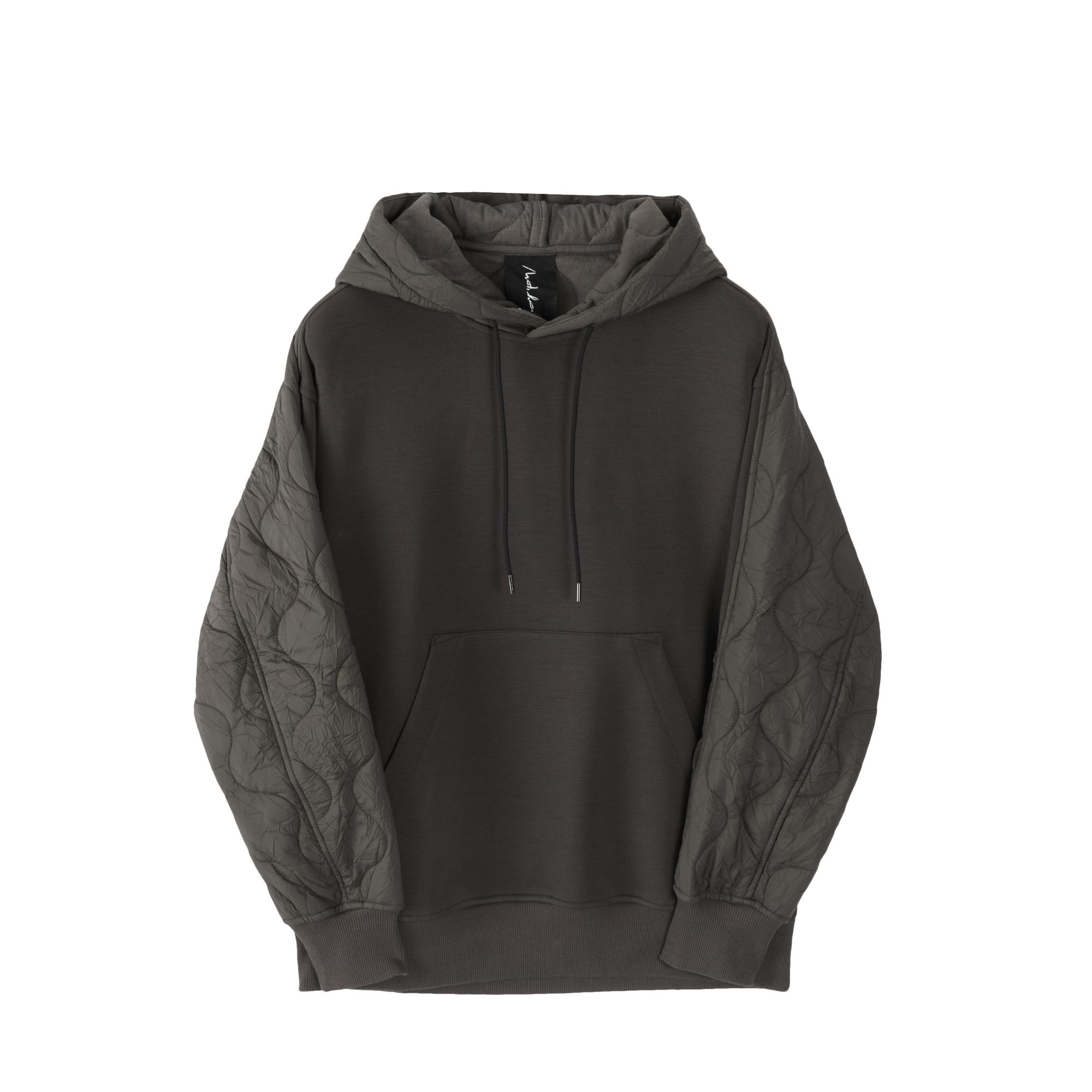 北纬三十度葫芦纹男士秋季连帽卫衣新品宽松户外休闲拼接带帽卫衣