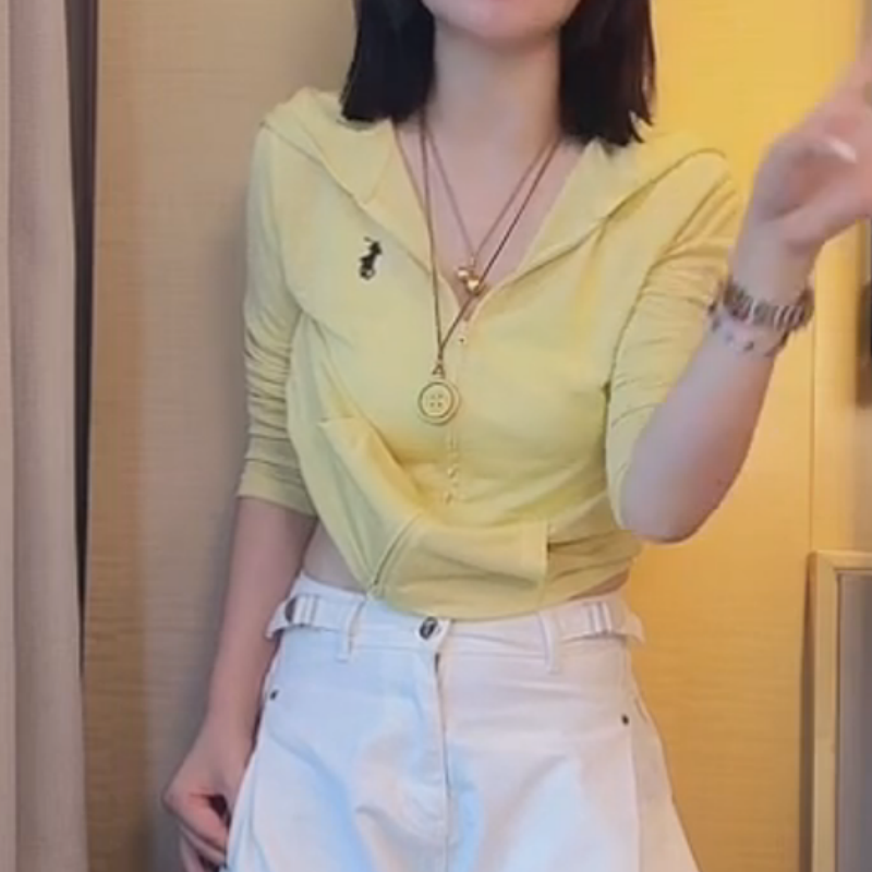 2025早秋新款骑士刺绣连帽拉链开衫LK2506137