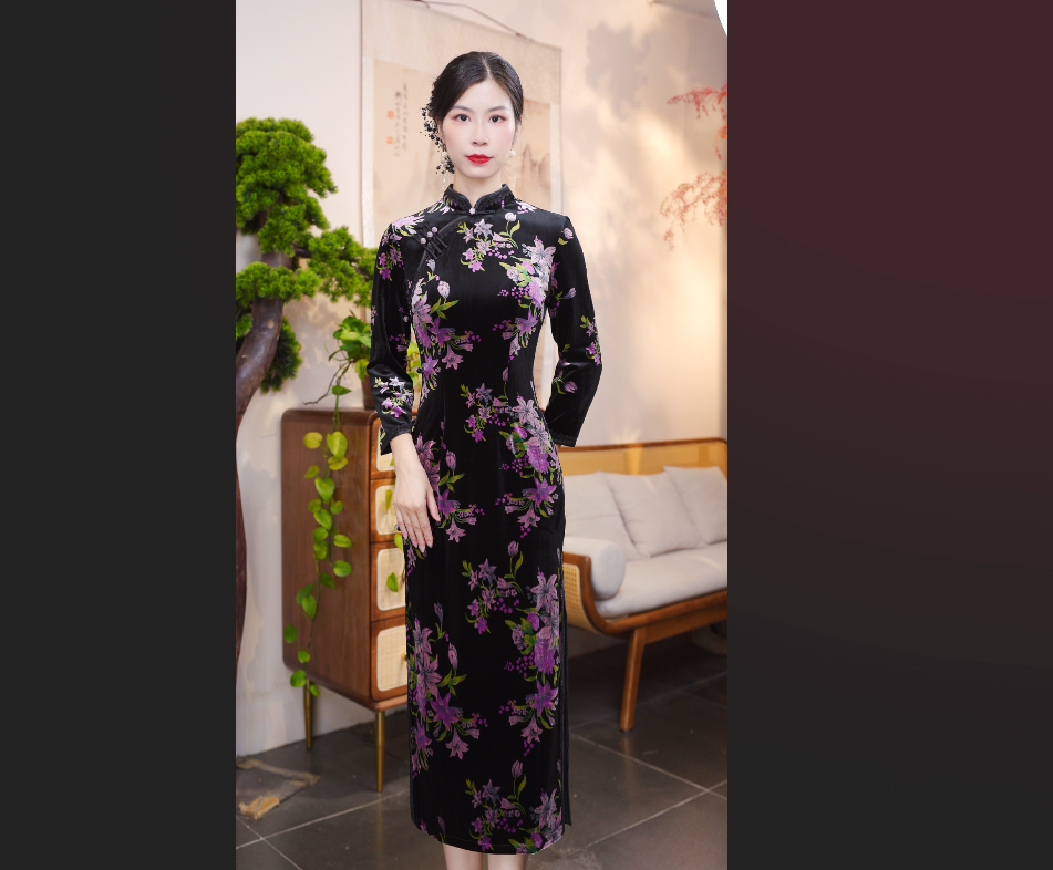 婉约  2025清凉改良旗袍气质日常优雅修身显瘦中国风旗袍夏季