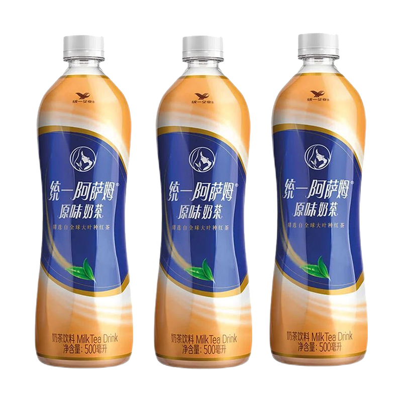 统一阿萨姆奶茶 原味500ml*3瓶