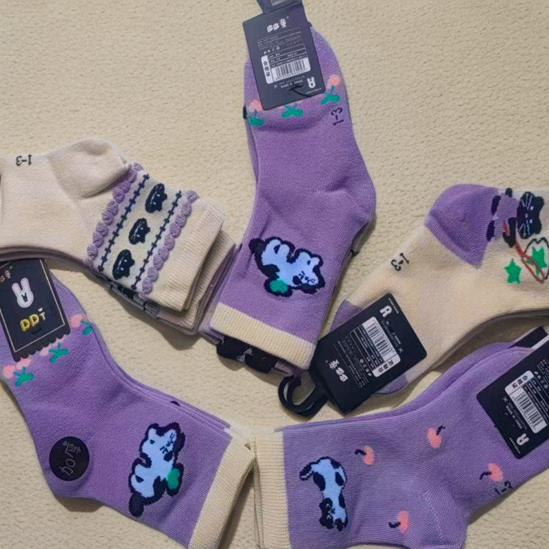 西藏包邮卡通可爱袜子1-3岁儿童袜子卡通袜子可爱袜子