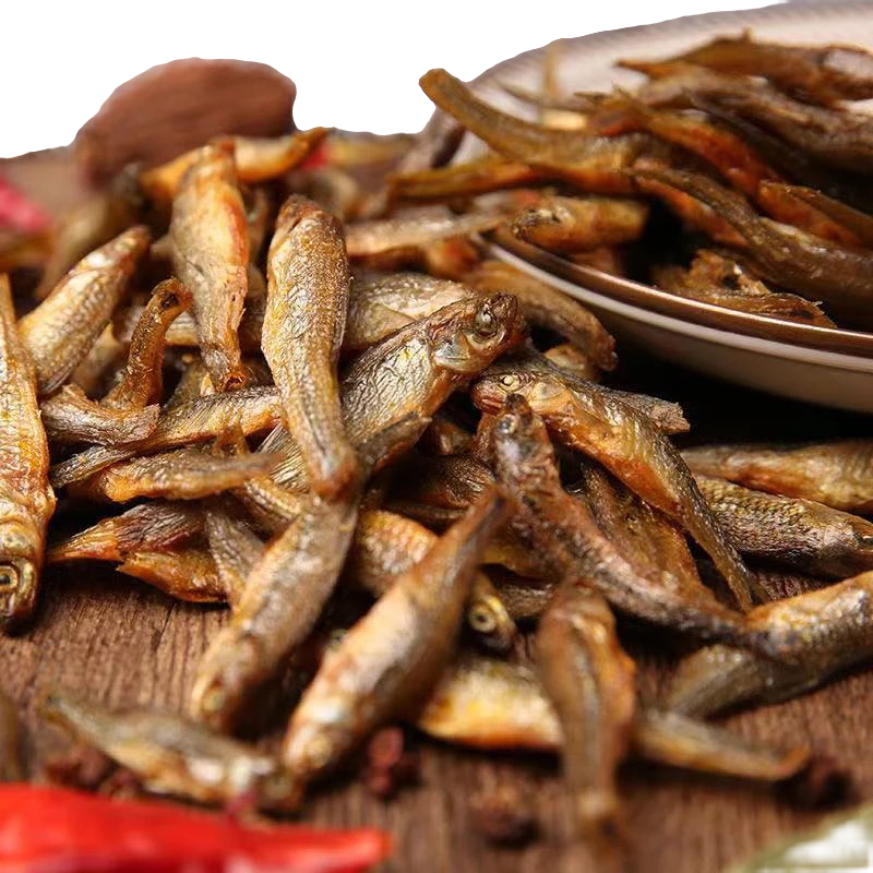 广西桂林漓江小河鱼干烘干烟熏农家小鱼干干货清水公麦穗鱼饭谷鱼