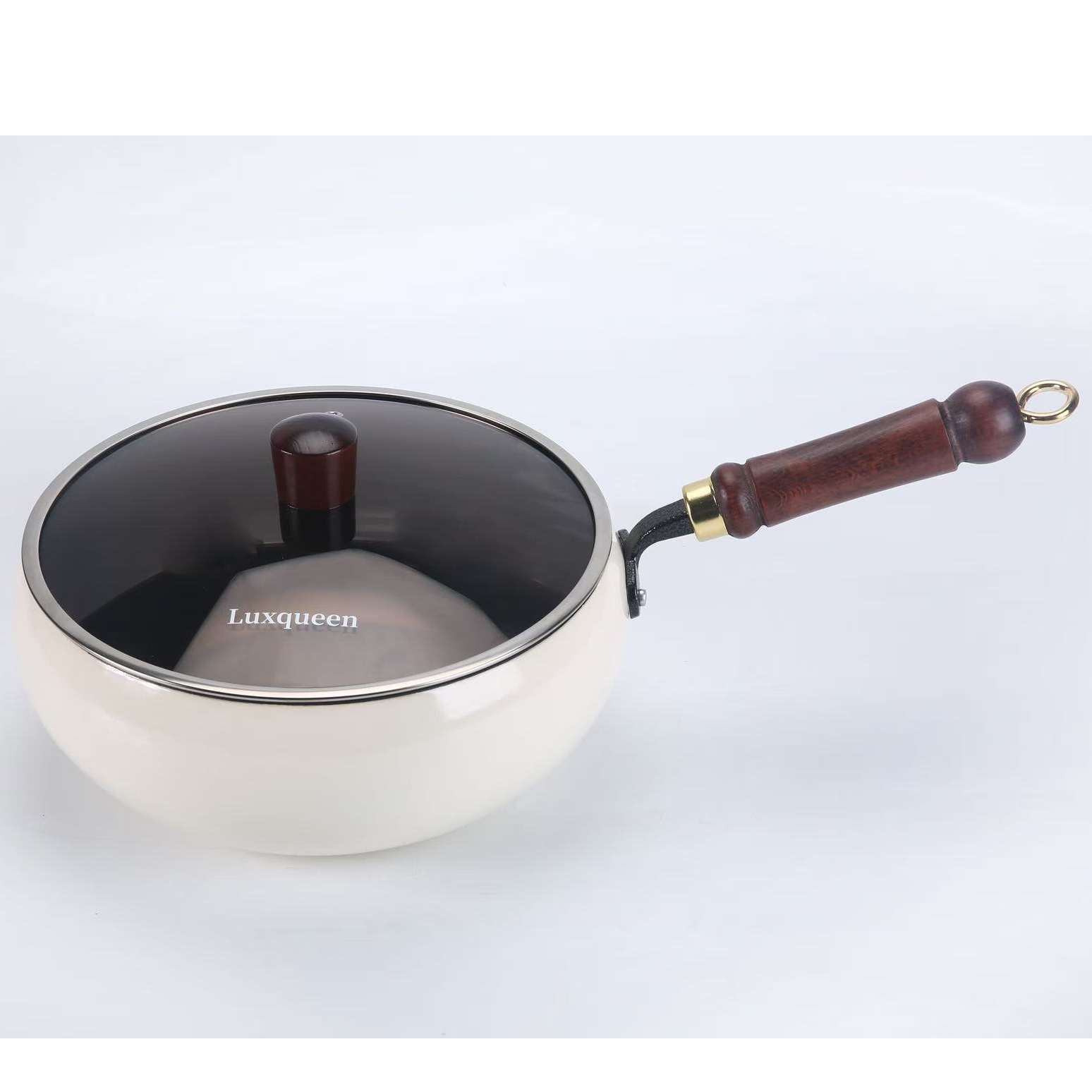 Luxqueen美味女王26cm大肚锅珐琅锅炒锅