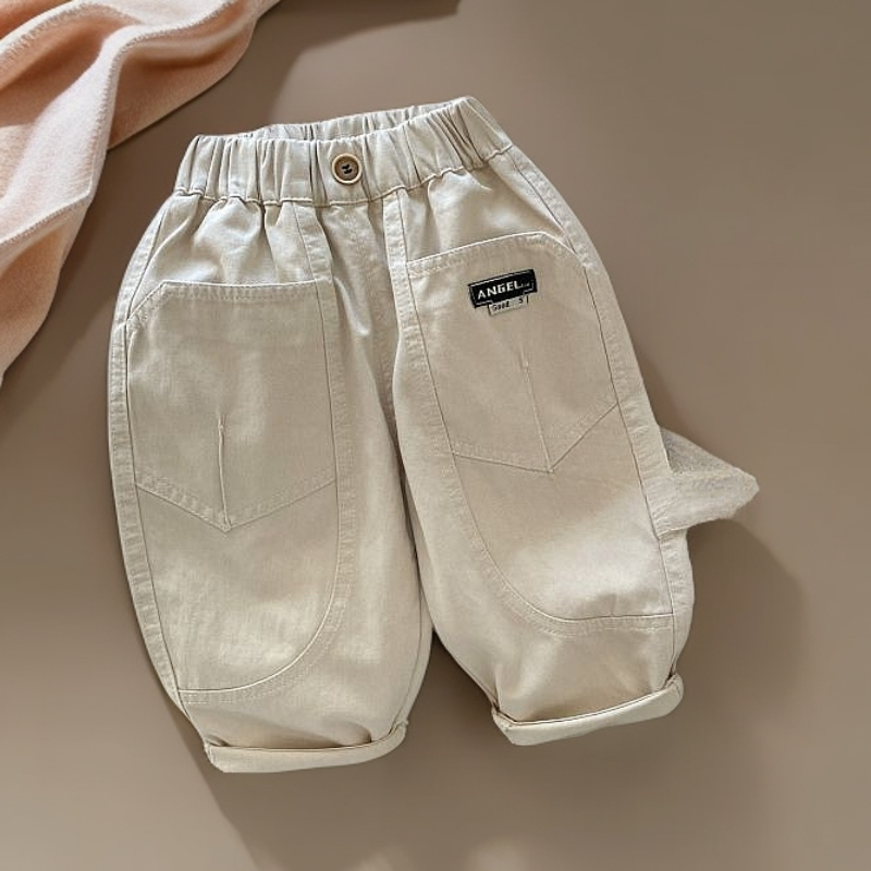 男童裤子春秋装2025新款洋气宝宝春季长裤潮小儿童男孩纯棉休闲裤