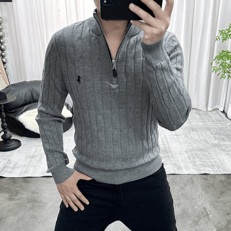 男士毛衣2025秋冬新款欧版男士轻奢高品质秋季毛衣针织衫套头