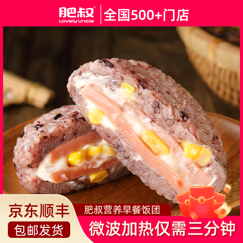 FeiShu/肥叔【双11】懒人早餐全口味饭团黑糯米白糯米速食代餐