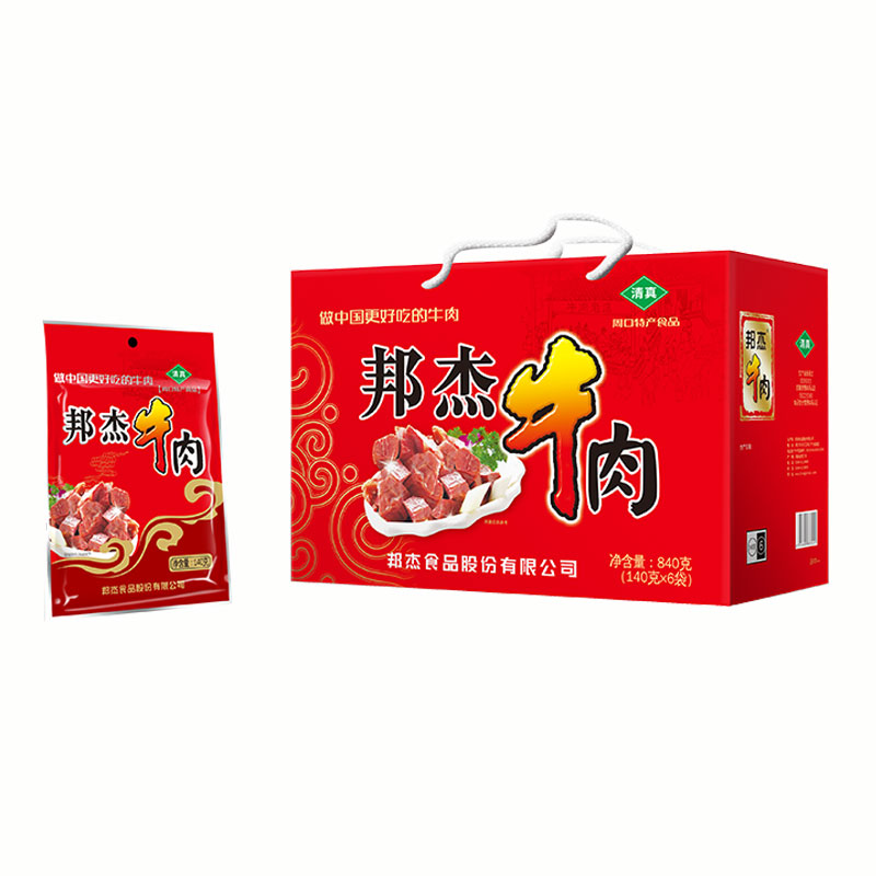 邦杰河南送礼牛肉礼盒特产真空袋装即食特色卤味口味