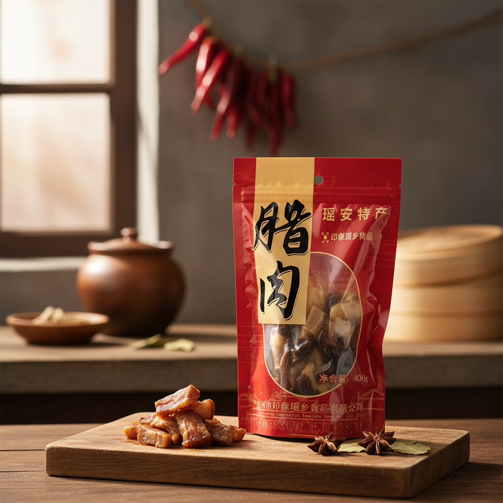 广东连州瑶安腊肉大山自然晒干