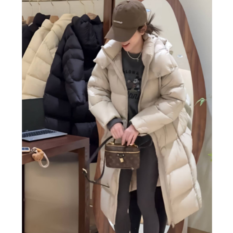 高质感宽松百搭连帽服女秋冬新爆款加厚保暖面包服上衣冬季韩版