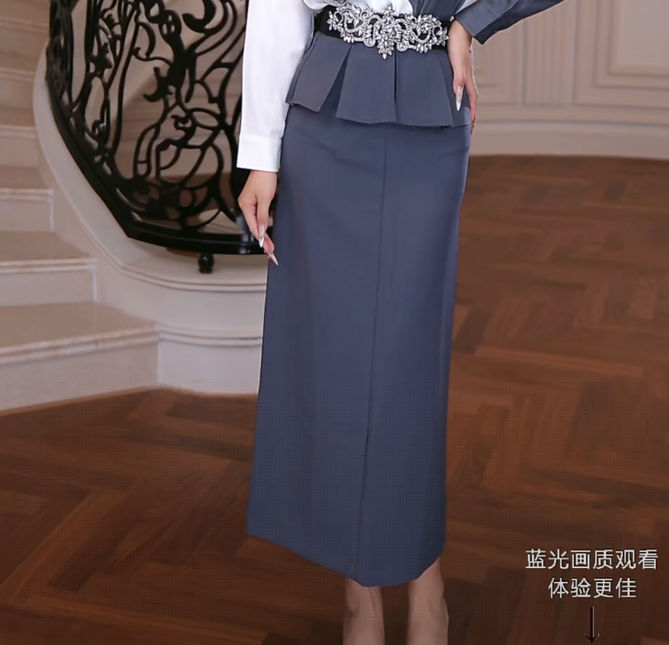 FNN【反转魅力】2025新款休闲洋气衣服女穿搭气质女装裙子F2530542B