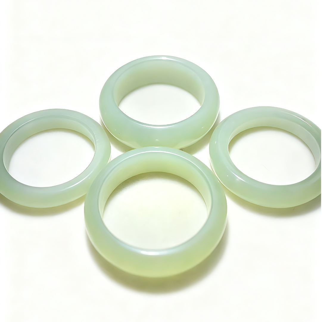 【德玉笙】 新疆和田玉戒圈宽度6mm左右宽3mm左右，需要加宽联系客服