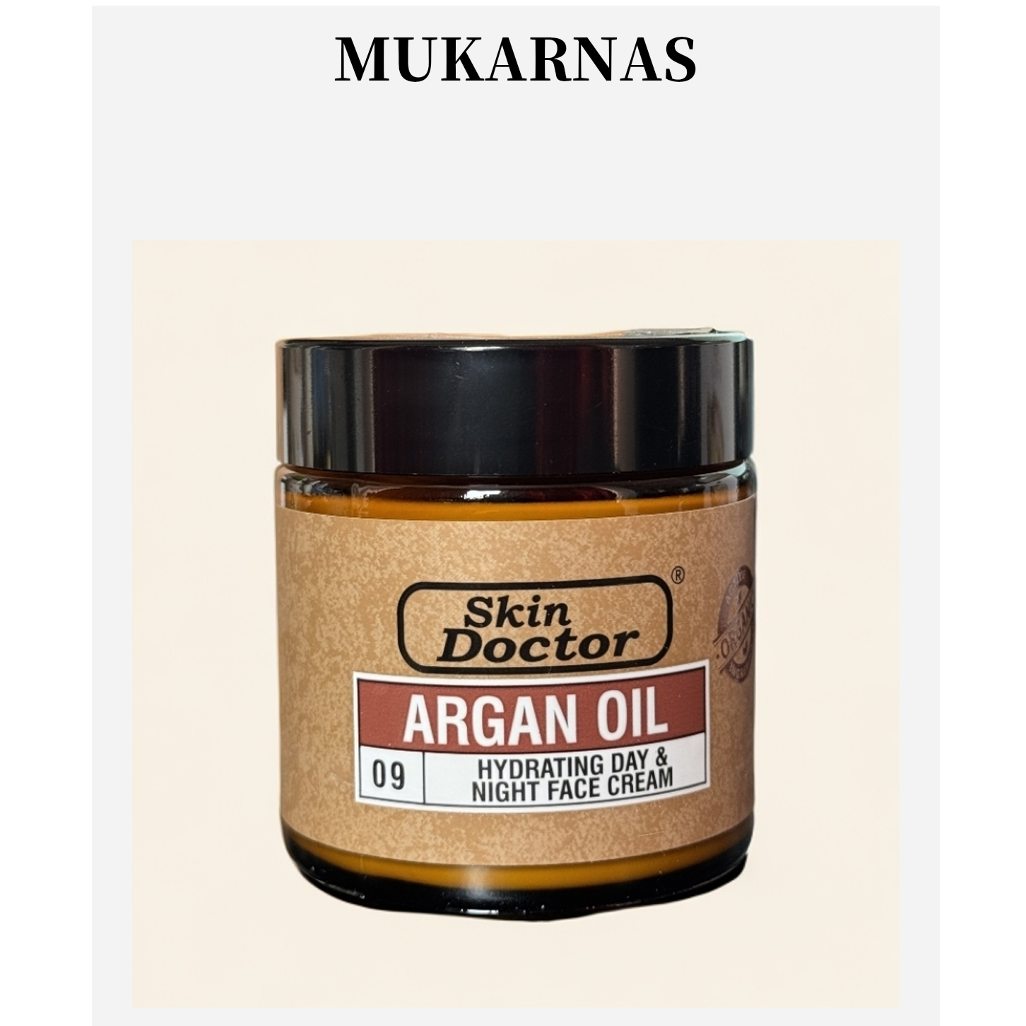 Argan Oil迪拜嫩肤水润面霜